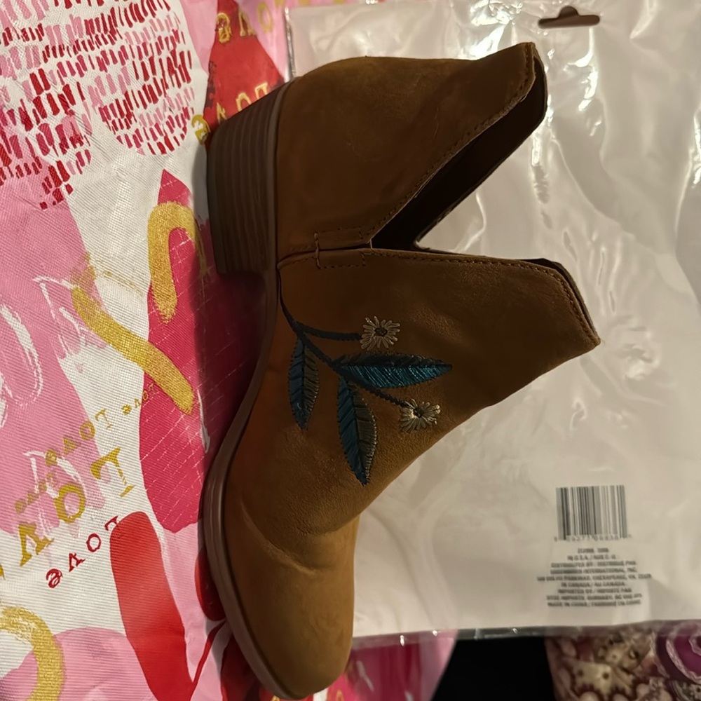 Indigo ankle boot